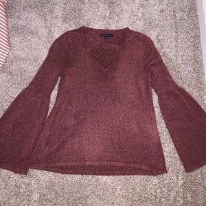 American Eagle bell sleeve sweater!